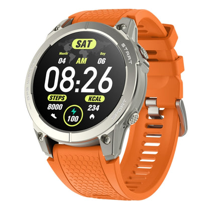 Outdoor Sports Smart Watch 1.43 Inch Ultra HD AMOLED Screen Bluetooth Talking Watch(Orange) by bashfashion