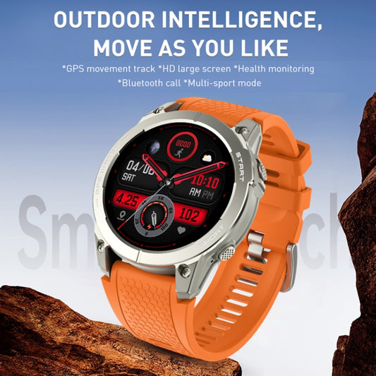 Outdoor Sports Smart Watch 1.43 Inch Ultra HD AMOLED Screen Bluetooth Talking Watch(Black) by bashfashion