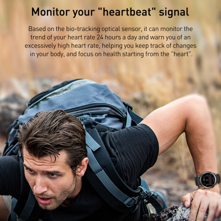 Outdoor Sports Smart Watch 1.43 Inch Ultra HD AMOLED Screen Bluetooth Talking Watch(Black) by bashfashion