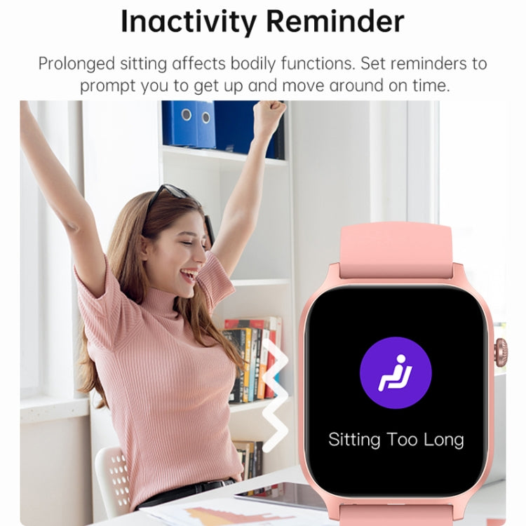 Bluetooth Talk HD Large Screen Heart Rate Oxygen Monitoring Multi-Sport Mode Smart Watch(Black) by bashfashion