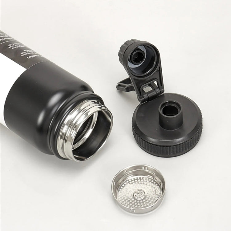 304 Stainless Steel Insulated Water Cup Handheld Large Capacity Outdoor Sports Kettle Vacuum Water Bottle, Capacity: 1000ml(Blue) by bashfashion