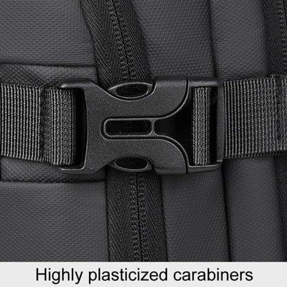 WEIXIER B726 Simple Expandable Double-Shoulder Backpack Large Capacity Business Casual Bag(Black) by WEIXIER