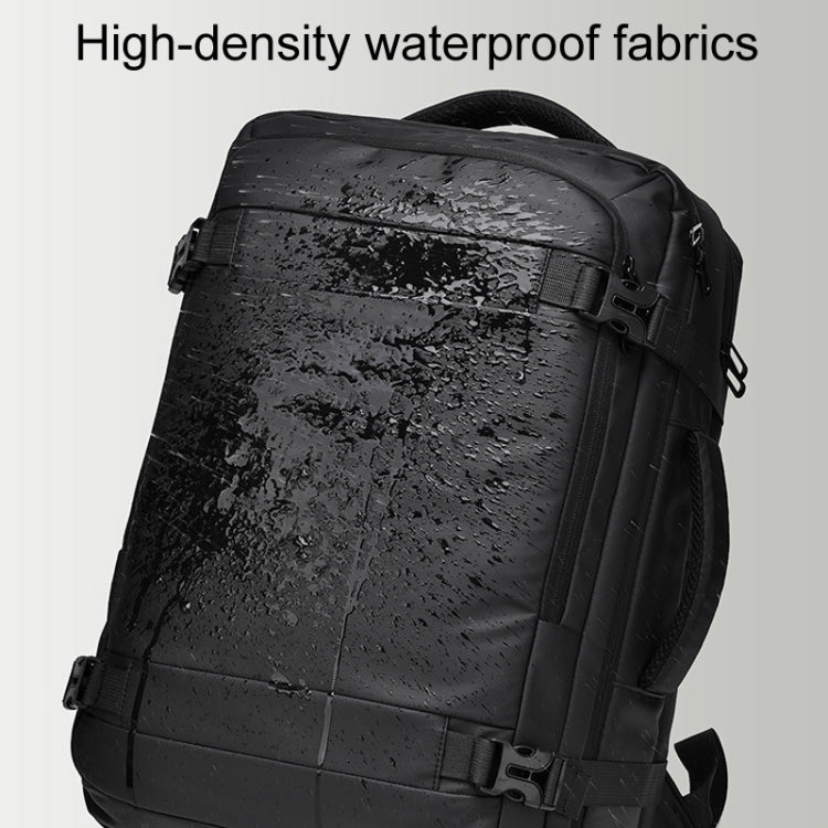 WEIXIER B726 Simple Expandable Double-Shoulder Backpack Large Capacity Business Casual Bag(Gray) by WEIXIER