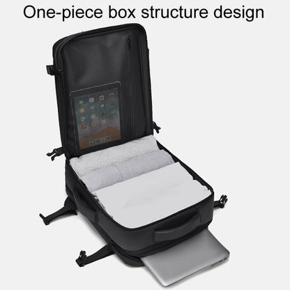 WEIXIER B724 Business Large Capacity Double-Shoulder Commuter Computer Bag Expandable Travel Backpack(Gray) by WEIXIER