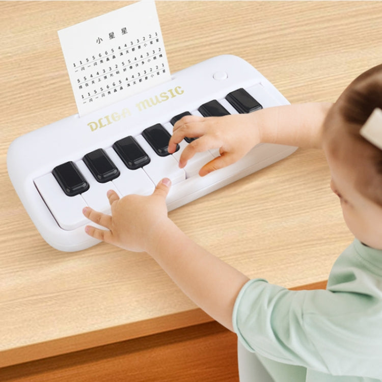 Kids Multifunction Electronic Piano Early Learning Music Piano Educational Toy For Boys And Girls Gift(Black) by bashfashion