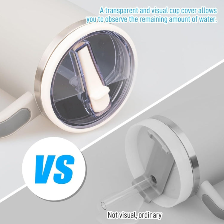 For Stanley 40oz Adventure Quencher Transparent Straw Lid Replacement Parts, Spec: 4pcs /Set Green by bashfashion