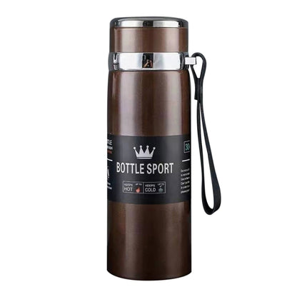 800ml 316 Stainless Steel Insulated Mug Large Capacity Vacuum Thermos Outdoor Portable Car Insulated Water Bottle(Coffee) by bashfashion