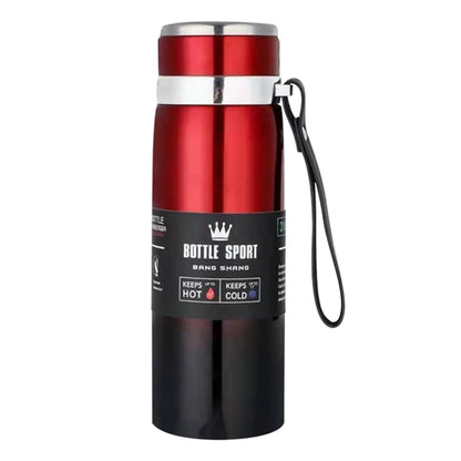 1000ml 316 Stainless Steel Insulated Mug Large Capacity Vacuum Thermos Outdoor Portable Car Insulated Water Bottle(Gradient Red) by bashfashion