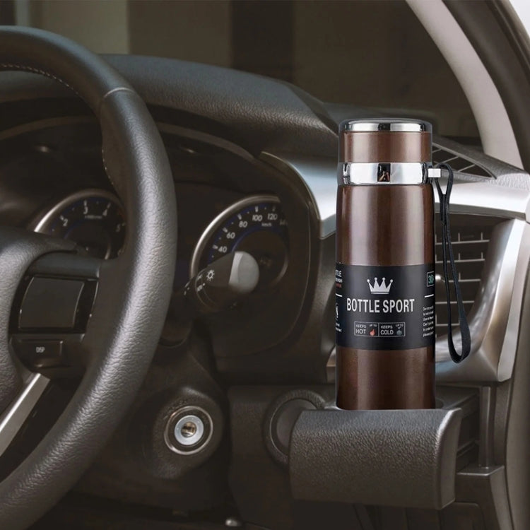 1000ml 316 Stainless Steel Insulated Mug Large Capacity Vacuum Thermos Outdoor Portable Car Insulated Water Bottle(Coffee) by bashfashion