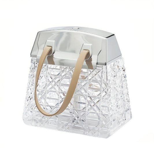 Desktop Small Crystal Bag Humidifier Aroma Ambient Lighting, Color: White Plug-in by bashfashion