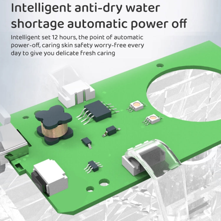 Desktop Small Crystal Bag Humidifier Aroma Ambient Lighting, Color: Blue Rechargeabl by bashfashion