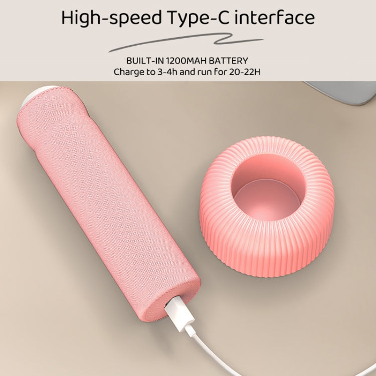 Hand Pull Night Light Rechargeable Bedroom Bedside Sleeping Lamp(Pink) by bashfashion