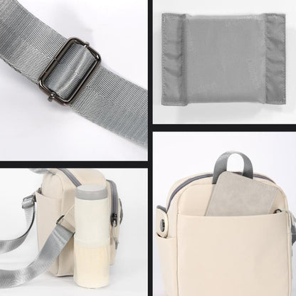 Cwatcun D155 Shoulder Casual Microslr Camera Storage Bag Lightweight Digital Photography Bag(Beige) by Cwatcun