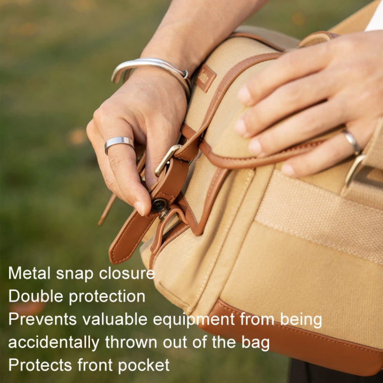 Cwatcun D146 Small Vintage Camera Bag Crossbody Canvas Digital Bag by Cwatcun