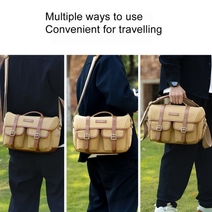 Cwatcun D146 Medium Vintage Camera Bag Crossbody Canvas Digital Bag by Cwatcun