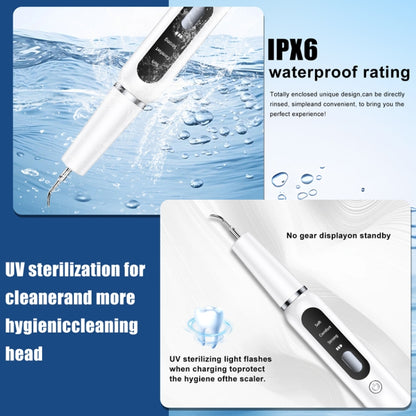 Pet Ultrasonic Teeth Cleaner Dog Electric Teeth Cleaning Tool Home Dentistry Tartar Remover(White) by bashfashion