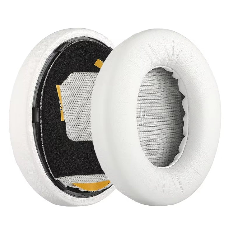 1pair For BOSE QC Ultra Headphone Leather Sponge Cover Earmuffs, Color: White Lambskin by bashfashion