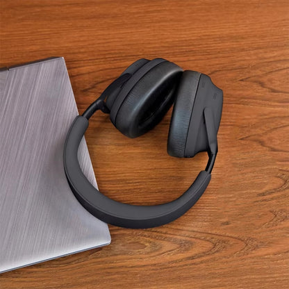 1pair For BOSE QC Ultra Headphone Leather Sponge Cover Earmuffs, Color: Black Lambskin by bashfashion