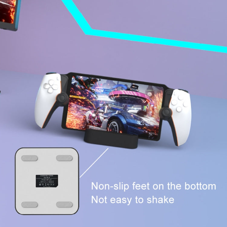 For PlayStation Portal iplay HBP-547 Palm Contact Terminal Portable Charging Stand(White) by iplay