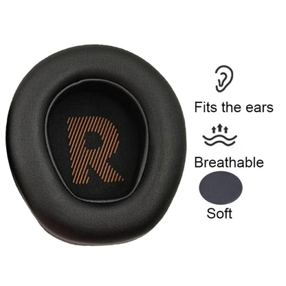 1pair For JBL QUANTUM 400 Headphone Leather Sponge Cover Earmuffs(Black) by bashfashion