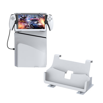 For PlayStation Portal iplay HBP-587 Host Storage Rack With Charging Function(White) by iplay