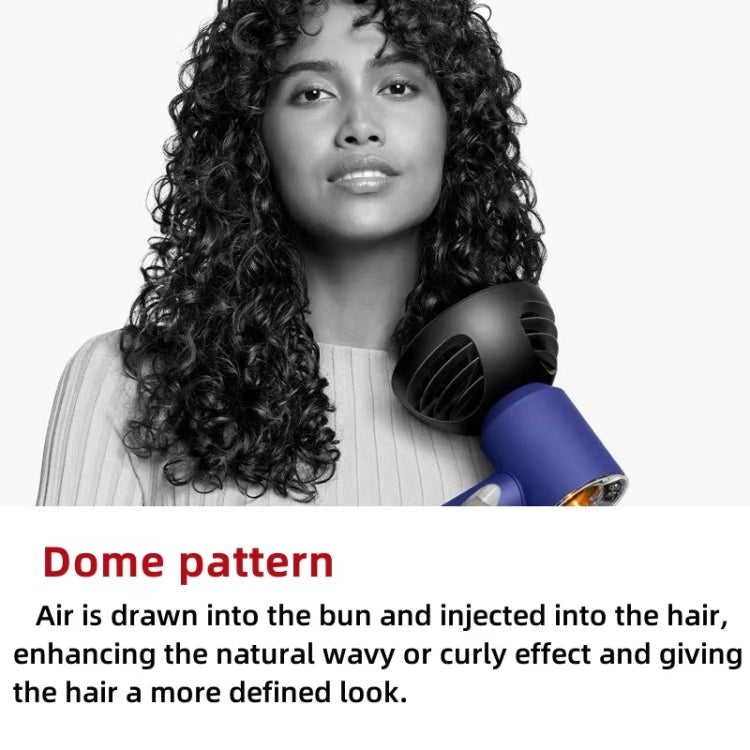 For Dyson HD01 To HD16 Hair Dryer 2 In 1 Diffuser Nozzles Wave+Curl Dual Purpose Diffuser Attachment(Gray) by bashfashion