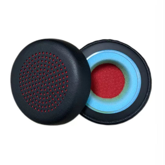 1pair For Plantronics UC B825 Headphone Leather Sponge Cover Earmuffs, Color: Red Mesh Sponge by bashfashion