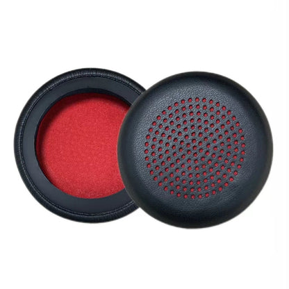 1pair For Plantronics UC B825 Headphone Leather Sponge Cover Earmuffs, Color: Red Mesh Leather by bashfashion