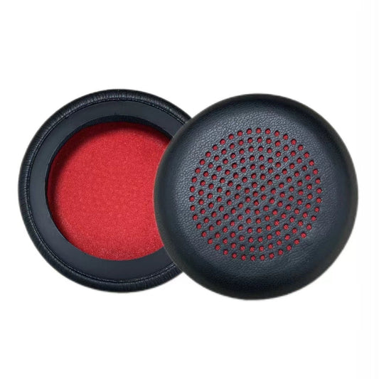 1pair For Plantronics UC B825 Headphone Leather Sponge Cover Earmuffs, Color: Red Mesh Leather by bashfashion