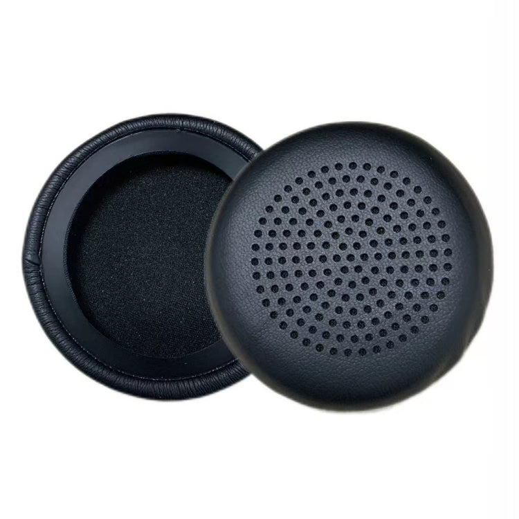 1pair For Plantronics UC B825 Headphone Leather Sponge Cover Earmuffs, Color: Black Mesh Leather by bashfashion