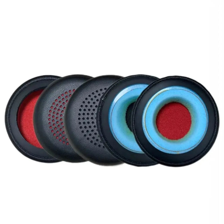 1pair For Plantronics UC B825 Headphone Leather Sponge Cover Earmuffs, Color: Black Mesh Sponge by bashfashion