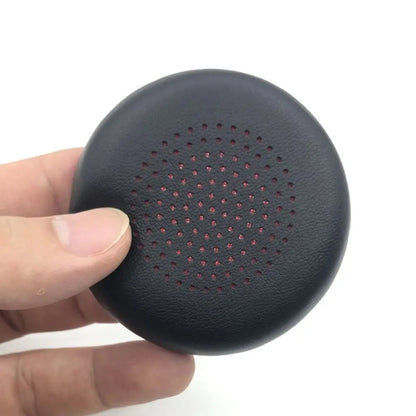 1pair For Plantronics UC B825 Headphone Leather Sponge Cover Earmuffs, Color: Black Mesh Leather by bashfashion