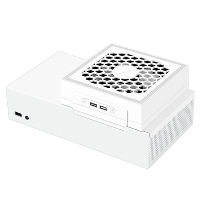 For XBOX Series S Console Side-mounted Cooling Fan RGB Color Light Radiator by bashfashion