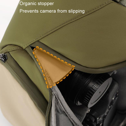 Cwatcun D148 Medium Casual Camera Bag Shoulder Crossbody Daily Photography Bag, Color: Army Green by Cwatcun