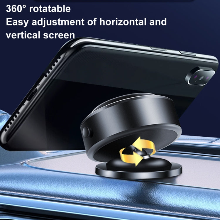 AIMITE M12 Car Phone Magnetic Rotating Holder Vacuum Suction Cup Strong Magnetic Support Bracket(Black) by AIMITE