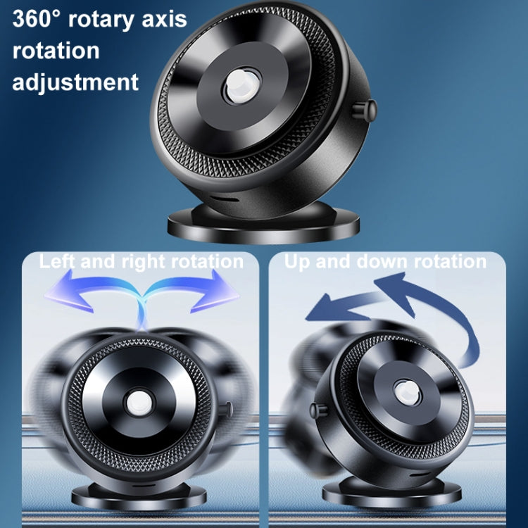 AIMITE M12 Car Phone Magnetic Rotating Holder Vacuum Suction Cup Strong Magnetic Support Bracket(Black) by AIMITE