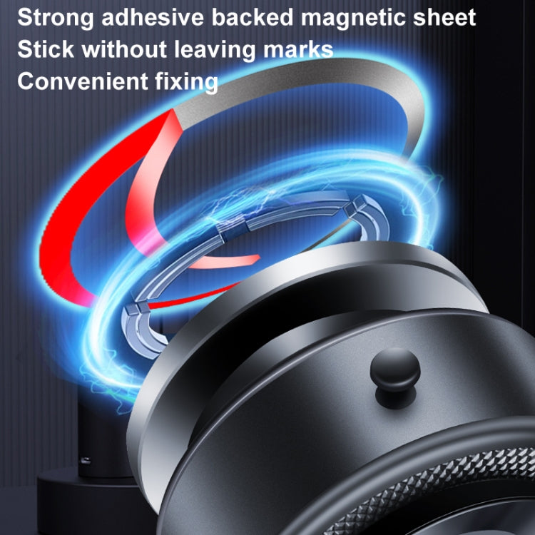 AIMITE M12 Car Phone Magnetic Rotating Holder Vacuum Suction Cup Strong Magnetic Support Bracket(Black) by AIMITE