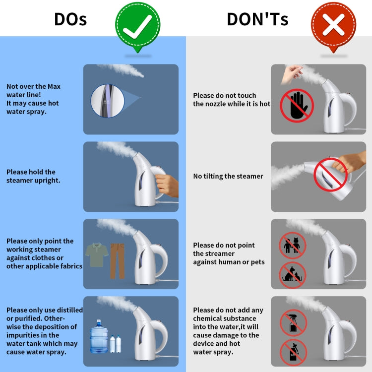 LM-1609S Portable Steam Handheld Electric Iron Home Mini Hanging Iron, Spec: US Plug by bashfashion