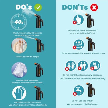 GY-168 Portable Handheld Hanging Iron Wet And Dry Dual-Use Electric Iron, Spec: US Plug by bashfashion