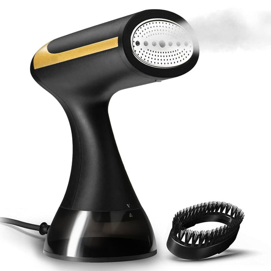 Small Portable Handheld Household Steam Spray Clothes Wrinkle Removal Iron, Size: EU Plug(Black) by bashfashion