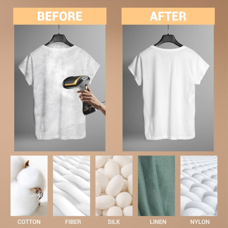 Small Portable Handheld Household Steam Spray Clothes Wrinkle Removal Iron, Size: AU Plug(White) by bashfashion