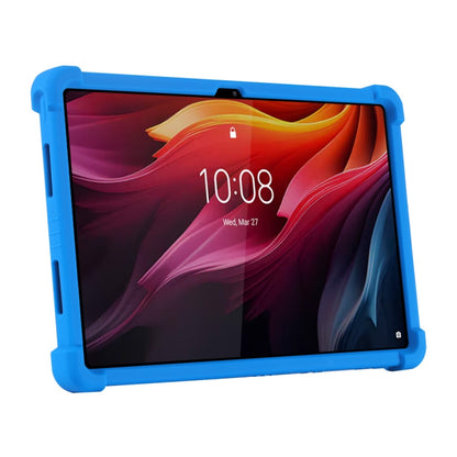 For Lenovo Tab K11 Plus Shockproof Silicone Tablet Protective Case With Holder(Rainbow Color) by bashfashion
