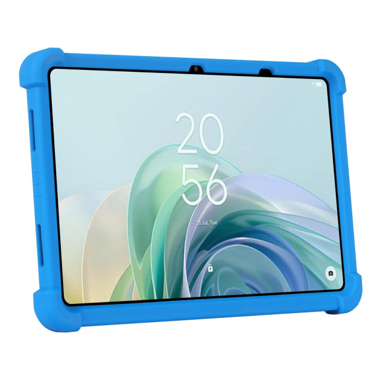 For TCL TAB 11 Gen 2 Shockproof Silicone Tablet Protective Case With Holder(Rainbow Color) by bashfashion