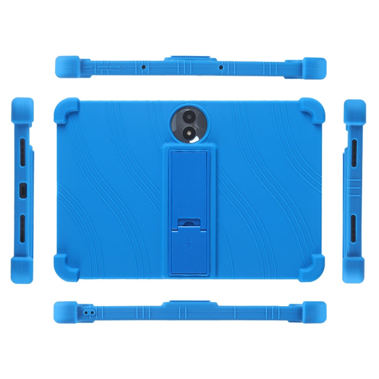 For TCL TAB 11 Gen 2 Shockproof Silicone Tablet Protective Case With Holder(Rainbow Color) by bashfashion