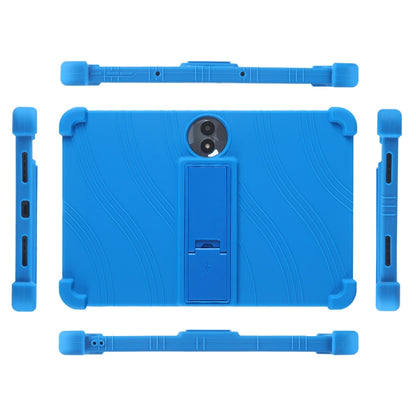 For TCL TAB 11 Gen 2 Shockproof Silicone Tablet Protective Case With Holder(Rainbow Color) by bashfashion