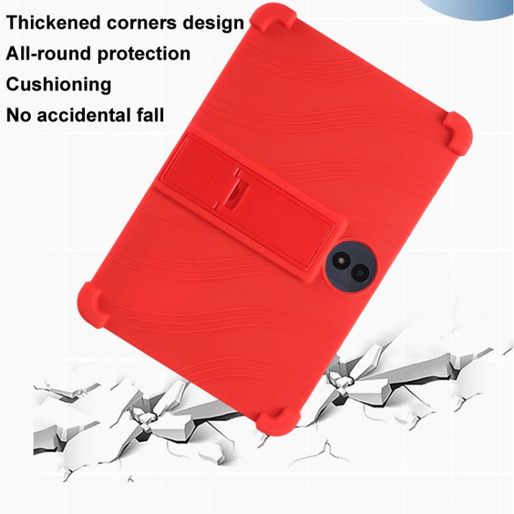For TCL TAB 11 Gen 2 Shockproof Silicone Tablet Protective Case With Holder(Rainbow Color) by bashfashion