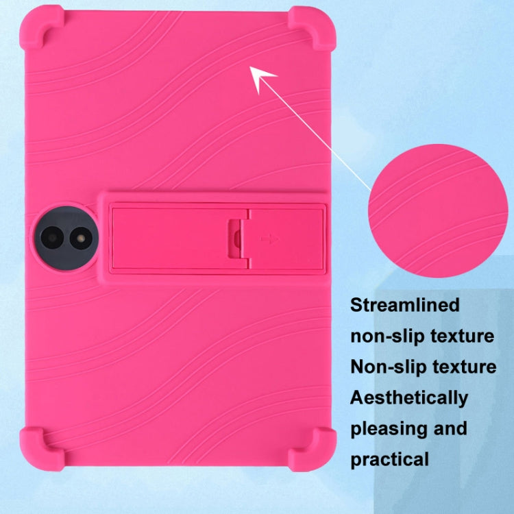 For TCL TAB 11 Gen 2 Shockproof Silicone Tablet Protective Case With Holder(Rainbow Color) by bashfashion