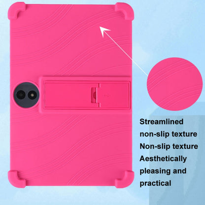 For TCL TAB 11 Gen 2 Shockproof Silicone Tablet Protective Case With Holder(Rainbow Color) by bashfashion