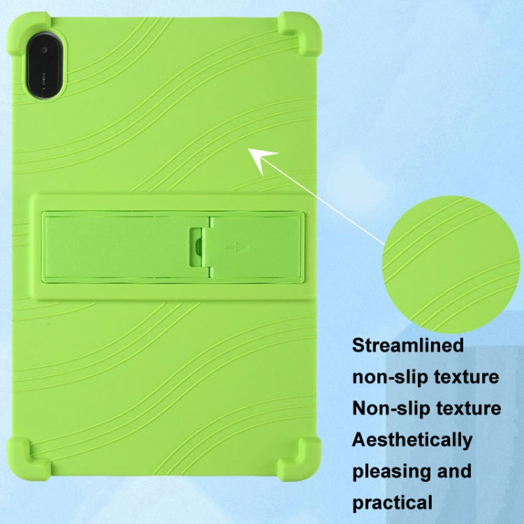 For Honor Pad X9 Shockproof Silicone Tablet Protective Case With Holder(Rainbow Color) by bashfashion