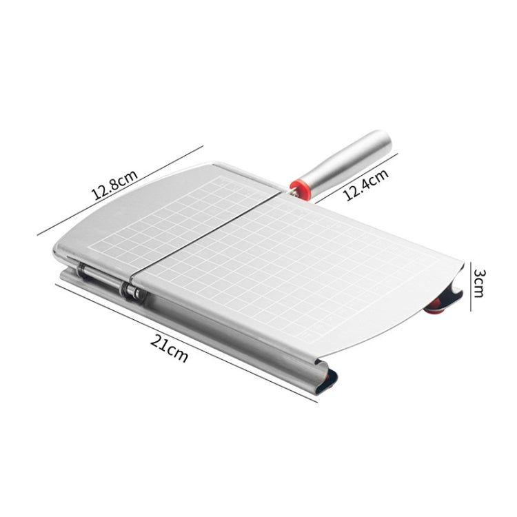 Stainless Steel Scale Cheese Slicer Kitchen Tools Bread Divider(Cutter) by bashfashion